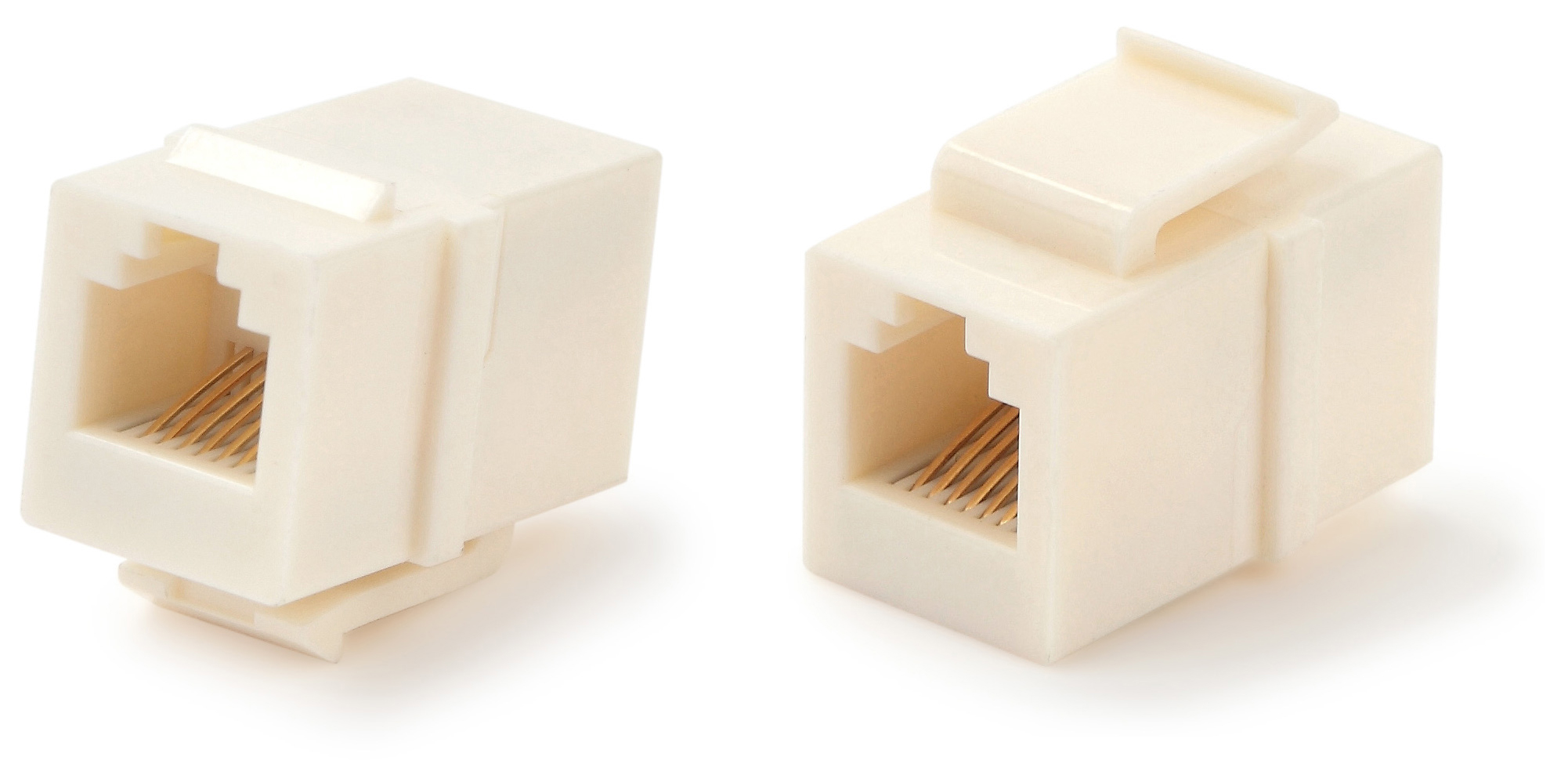 Проходные адаптеры RJ-12(6P6C) формата Keystone Jack