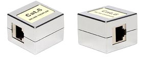 Проходной адаптер RJ-45, категория 6