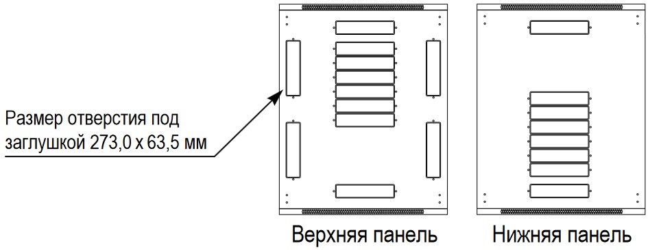 Схема подключения серверного шкафа