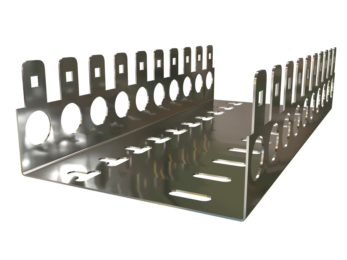 Hyperline KR-FRAME-100 Рама (монтажный хомут) глубиной 50мм для ...